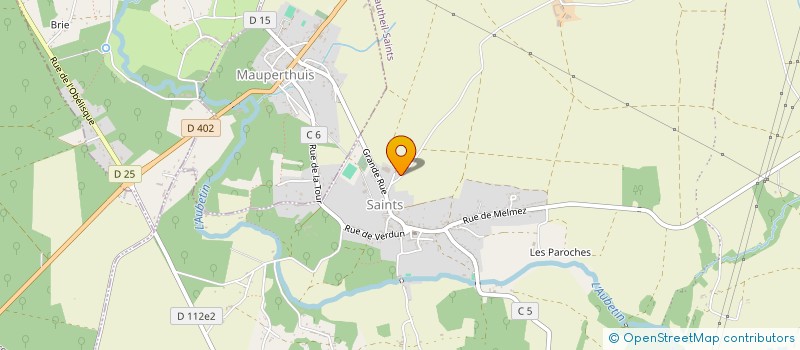 localisation de l'entreprise MONSIEUR THIERRY DEZ à BEAUTHEIL-SAINTS