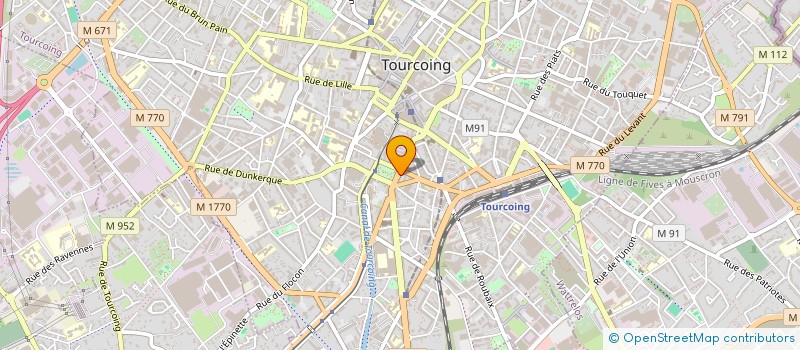 localisation de l'entreprise MONSIEUR THIERRY DHERMAND  TOURCOING