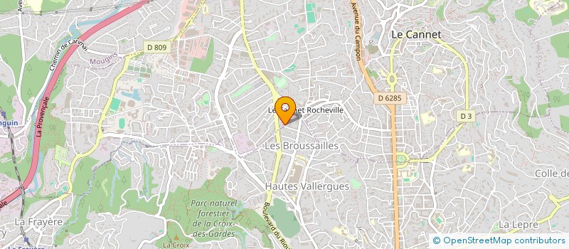 localisation de l'entreprise MONSIEUR THIERRY DHOLLANDE à CANNES