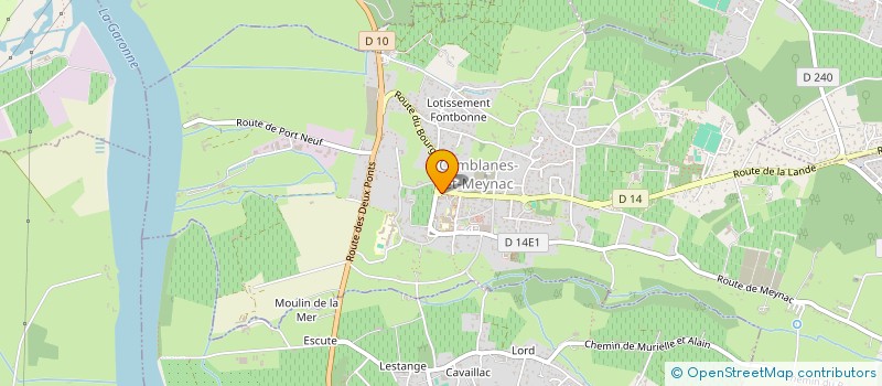 localisation de l'entreprise MONSIEUR THIERRY DILLET  CAMBLANES-ET-MEYNAC