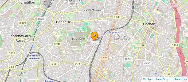 localisation de l'entreprise MONSIEUR THIERRY DJEGOU à BAGNEUX