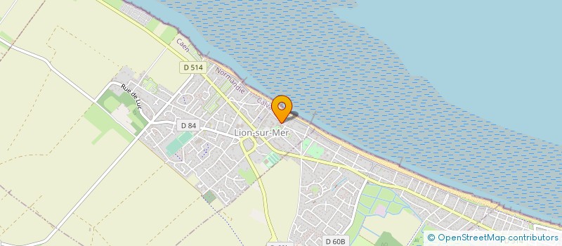 localisation de l'entreprise MONSIEUR THIERRY DODARD  LION-SUR-MER