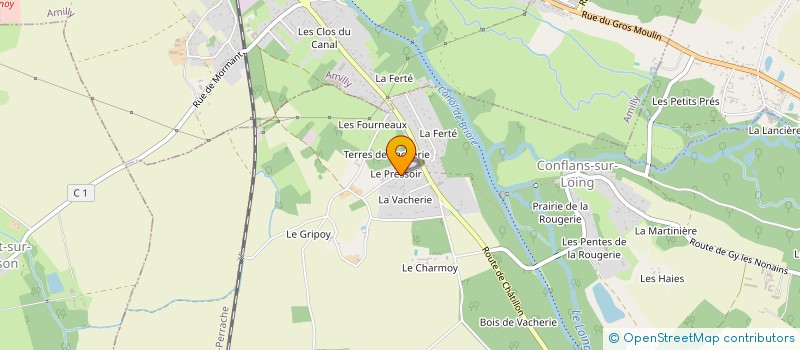 localisation de l'entreprise MONSIEUR THIERRY DOGER à CONFLANS-SUR-LOING
