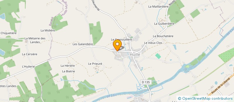 localisation de l'entreprise MONSIEUR THIERRY DOLBEAU  HUILLE-LEZIGNE