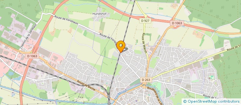 localisation de l'entreprise MONSIEUR THIERRY DOLLINGER  HAGUENAU