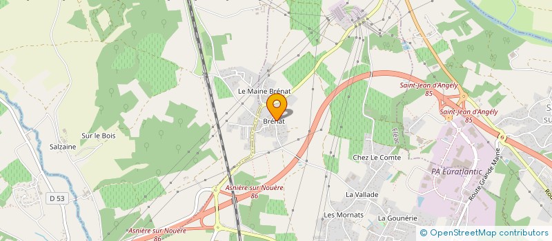 localisation de l'entreprise MONSIEUR THIERRY DOLOUE à ANGOULEME