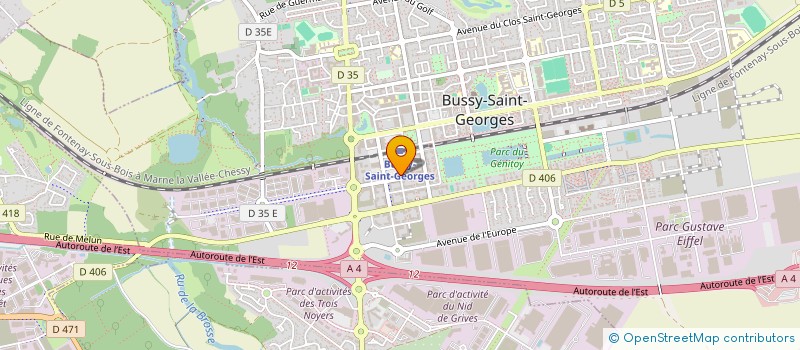 localisation de l'entreprise MONSIEUR THIERRY DOMINGUES DA SILVA  BUSSY-SAINT-GEORGES