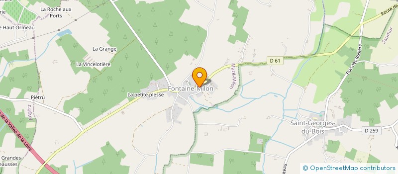 localisation de l'entreprise MONSIEUR THIERRY DONARD  MAZE-MILON