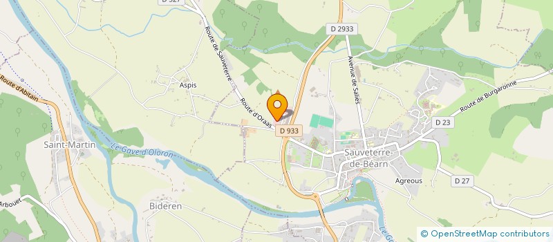 localisation de l'entreprise MONSIEUR THIERRY DORCHIN  SAUVETERRE-DE-BEARN