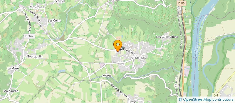 localisation de l'entreprise MONSIEUR THIERRY DOREL  ANDANCE