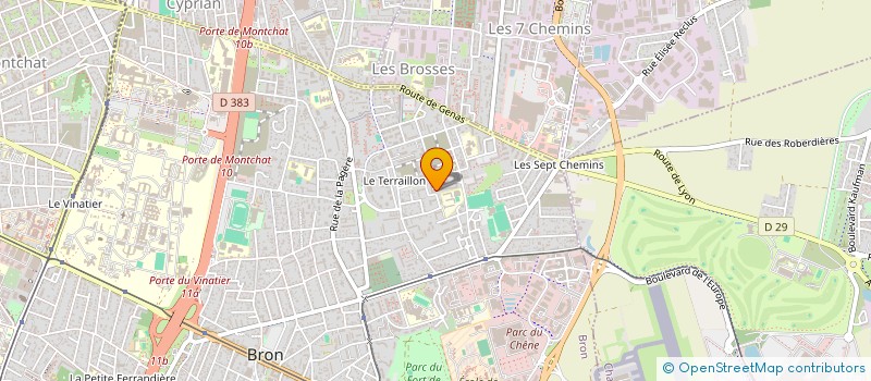 localisation de l'entreprise MONSIEUR THIERRY DORO à BRON