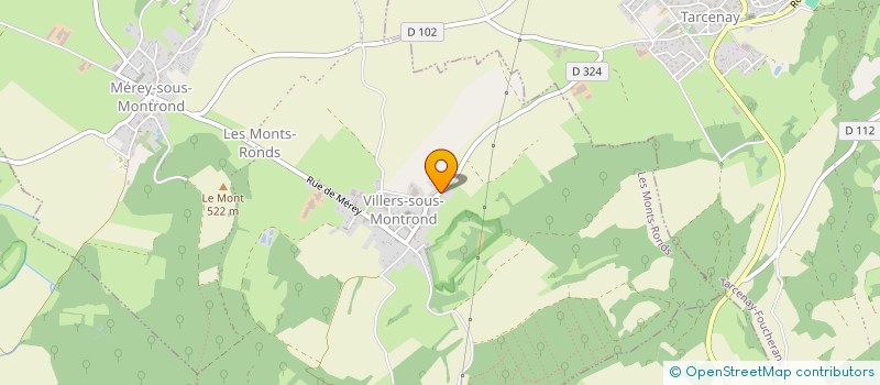 localisation de l'entreprise MONSIEUR THIERRY DOTTE  LES MONTS-RONDS