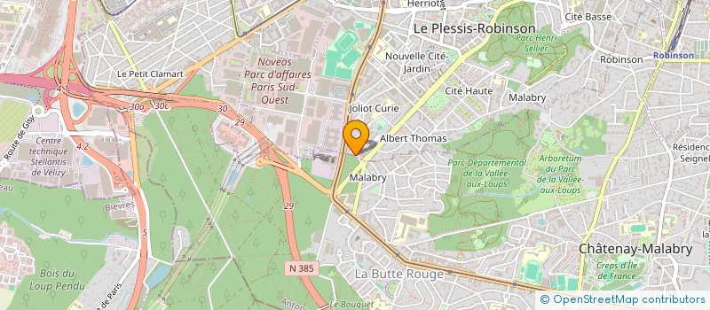 localisation de l'entreprise MONSIEUR THIERRY DOUBLET à CLAMART