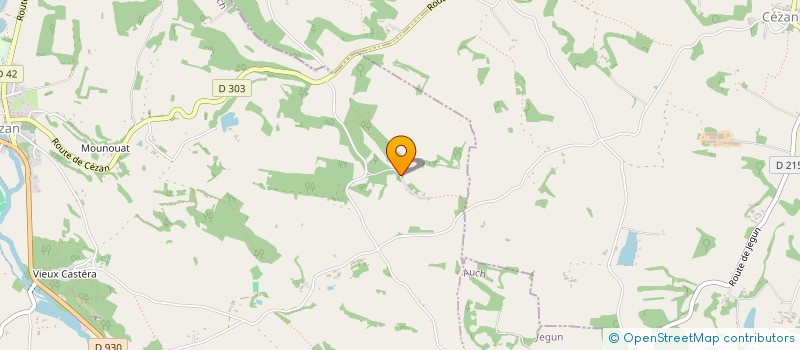 localisation de l'entreprise MONSIEUR THIERRY DOUBLET  CASTERA-VERDUZAN