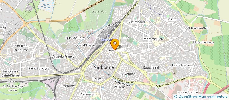 localisation de l'entreprise MONSIEUR THIERRY DOUMERC à NARBONNE