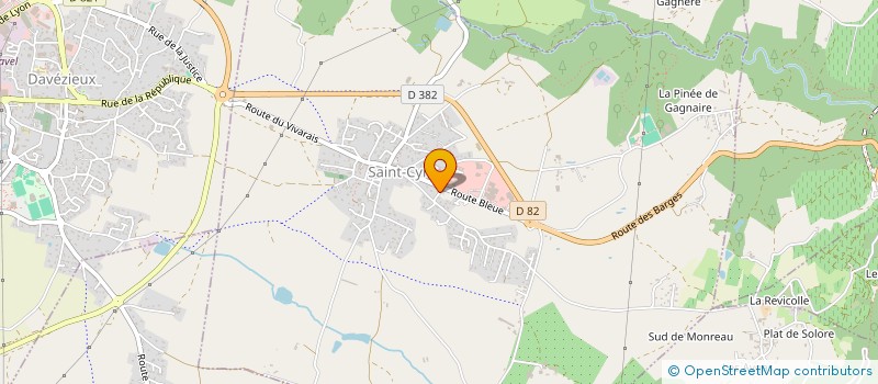 localisation de l'entreprise MONSIEUR THIERRY DOUMIC  SAINT-CYR