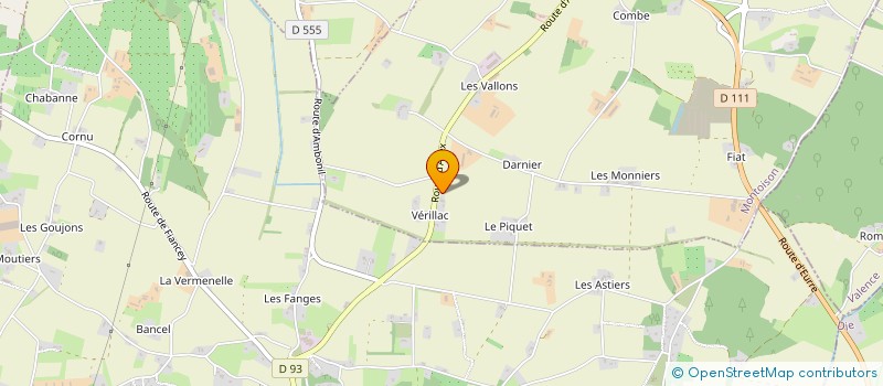 localisation de l'entreprise MONSIEUR THIERRY DOUSSON  MONTOISON