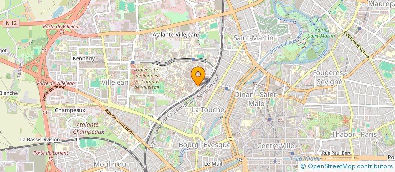 localisation de l'entreprise MONSIEUR THIERRY DREANO à RENNES