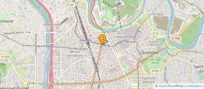 localisation de l'entreprise MONSIEUR THIERRY DREYFUS à GRENOBLE