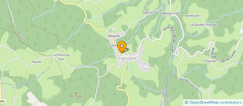 localisation de l'entreprise MONSIEUR THIERRY DRIFFORT  LAPRUGNE