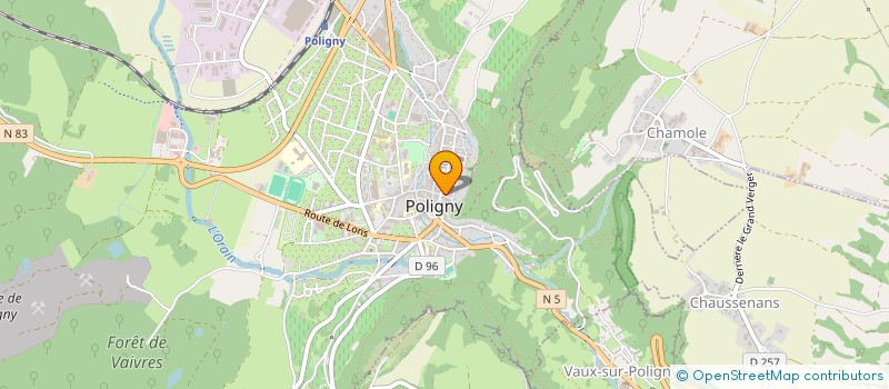 localisation de l'entreprise MONSIEUR THIERRY DROMARD à POLIGNY