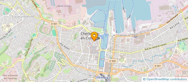 localisation de l'entreprise MONSIEUR THIERRY DROUET  CHERBOURG-EN-COTENTIN