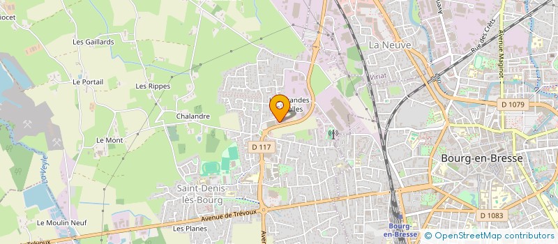 localisation de l'entreprise MONSIEUR THIERRY DRUEL à SAINT-DENIS-LES-BOURG