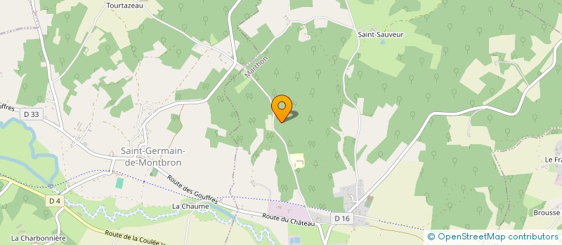localisation de l'entreprise MONSIEUR THIERRY DUBIN à SAINT-GERMAIN-DE-MONTBRON