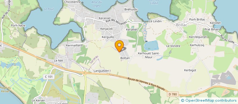 localisation de l'entreprise MONSIEUR THIERRY DUBLY  SARZEAU