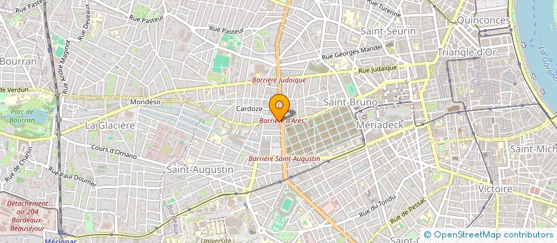 localisation de l'entreprise MONSIEUR THIERRY DUBOIS à BORDEAUX