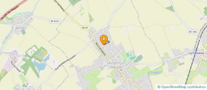 localisation de l'entreprise MONSIEUR THIERRY DUBOIS à SAINGHIN-EN-WEPPES