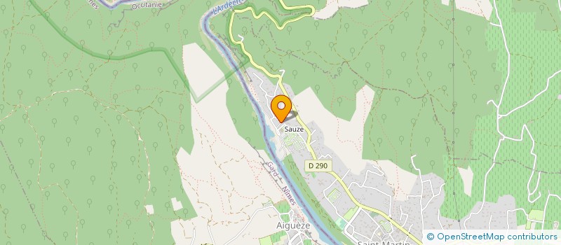 localisation de l'entreprise MONSIEUR THIERRY DUBOIS à SAINT MARCEL D'ARDECHE
