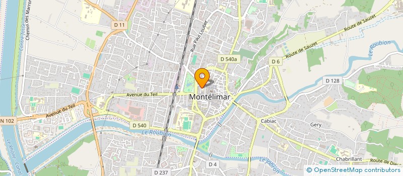 localisation de l'entreprise MONSIEUR THIERRY DUBOIS à MONTELIMAR