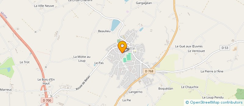 localisation de l'entreprise MONSIEUR THIERRY DUBOIS  LA MOTTE