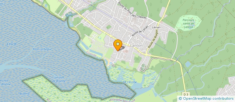 localisation de l'entreprise MONSIEUR THIERRY DUBOS  LANTON