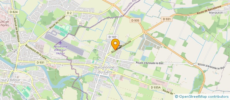 localisation de l'entreprise MONSIEUR THIERRY DUBOSC  BARCELONNE-DU-GERS