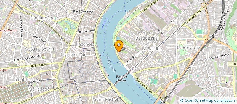 localisation de l'entreprise MONSIEUR THIERRY DUBUC  BORDEAUX