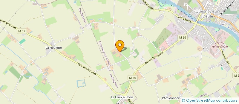localisation de l'entreprise MONSIEUR THIERRY DUBUS à QUESNOY-SUR-DEULE