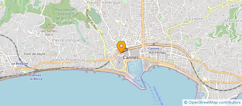 localisation de l'entreprise MONSIEUR THIERRY DUCHAUSSOY à CANNES