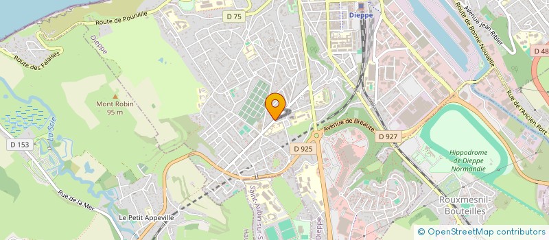 localisation de l'entreprise MONSIEUR THIERRY DUCHAUSSOY  DIEPPE