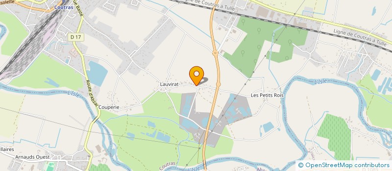 localisation de l'entreprise MONSIEUR THIERRY DUCHE à COUTRAS