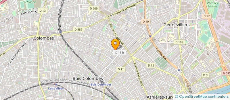 localisation de l'entreprise MONSIEUR THIERRY DUCHENOY à BOIS COLOMBES