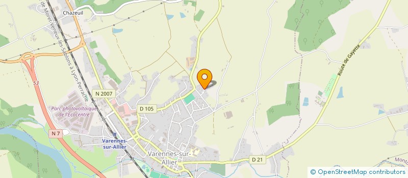 localisation de l'entreprise MONSIEUR THIERRY DUCHER à VARENNES-SUR-ALLIER