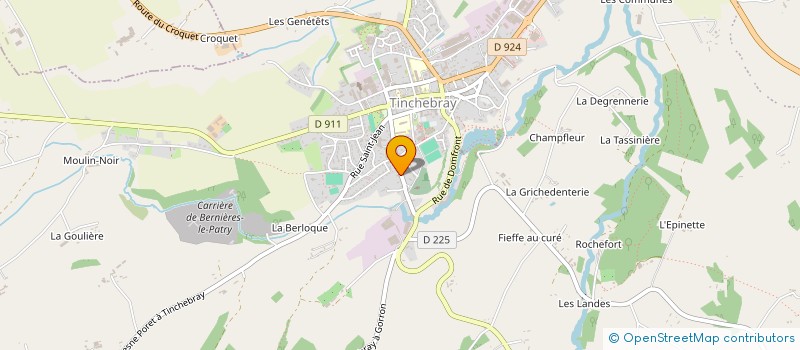 localisation de l'entreprise MONSIEUR THIERRY DUCHESNE à TINCHEBRAY-BOCAGE