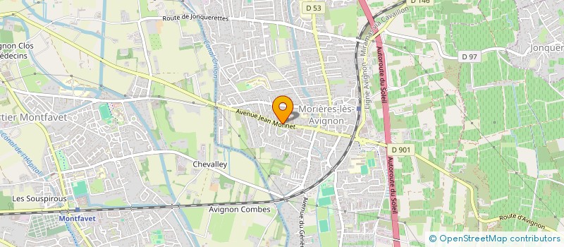 localisation de l'entreprise MONSIEUR THIERRY DUCLOS  MORIERES-LES-AVIGNON