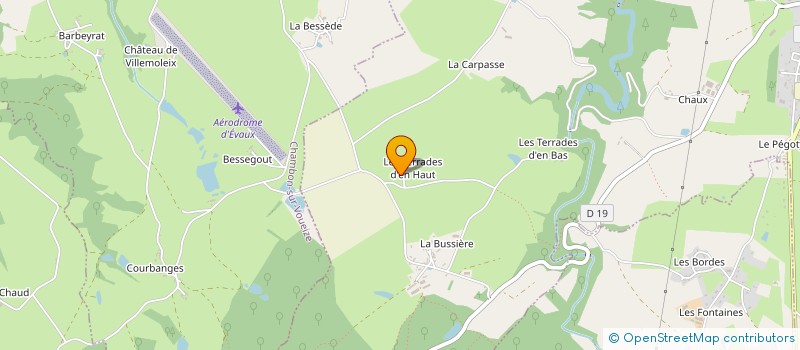 localisation de l'entreprise MONSIEUR THIERRY DUCOURTIOUX à EVAUX-LES-BAINS