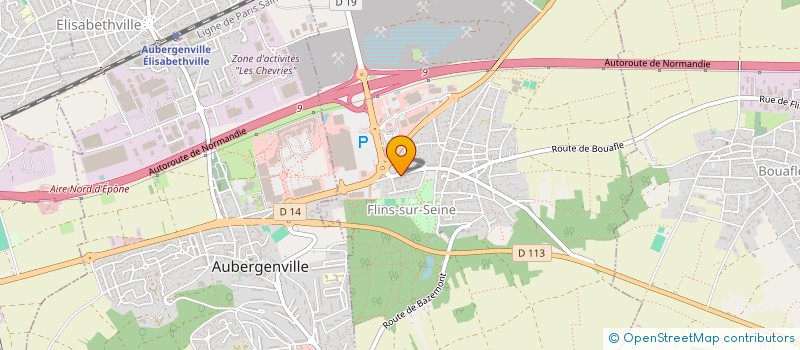 localisation de l'entreprise MONSIEUR THIERRY DUCROT  FLINS-SUR-SEINE