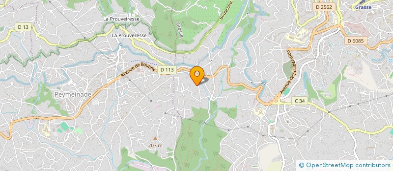 localisation de l'entreprise MONSIEUR THIERRY DUCROZ  GRASSE