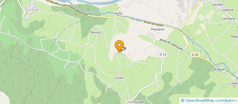 localisation de l'entreprise MONSIEUR THIERRY DUFAU  LOUBRESSAC