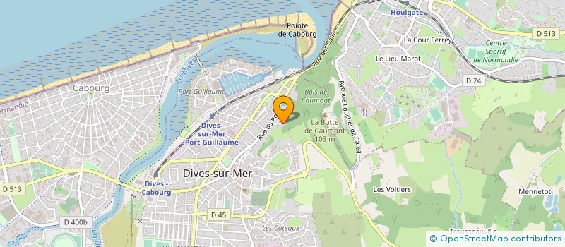 localisation de l'entreprise MONSIEUR THIERRY DUFAUT  DIVES-SUR-MER